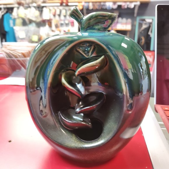 Accents Apple Backflow Incense Burner Approx 5 Tall Poshmark